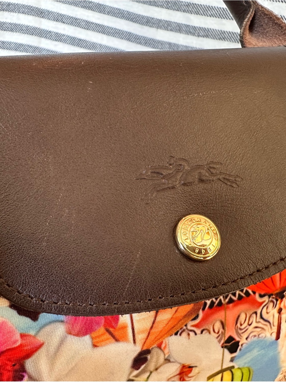 Longchamp x Mary Katrantzou Le Pliage Short Handle Bag - Picture 6 of 9